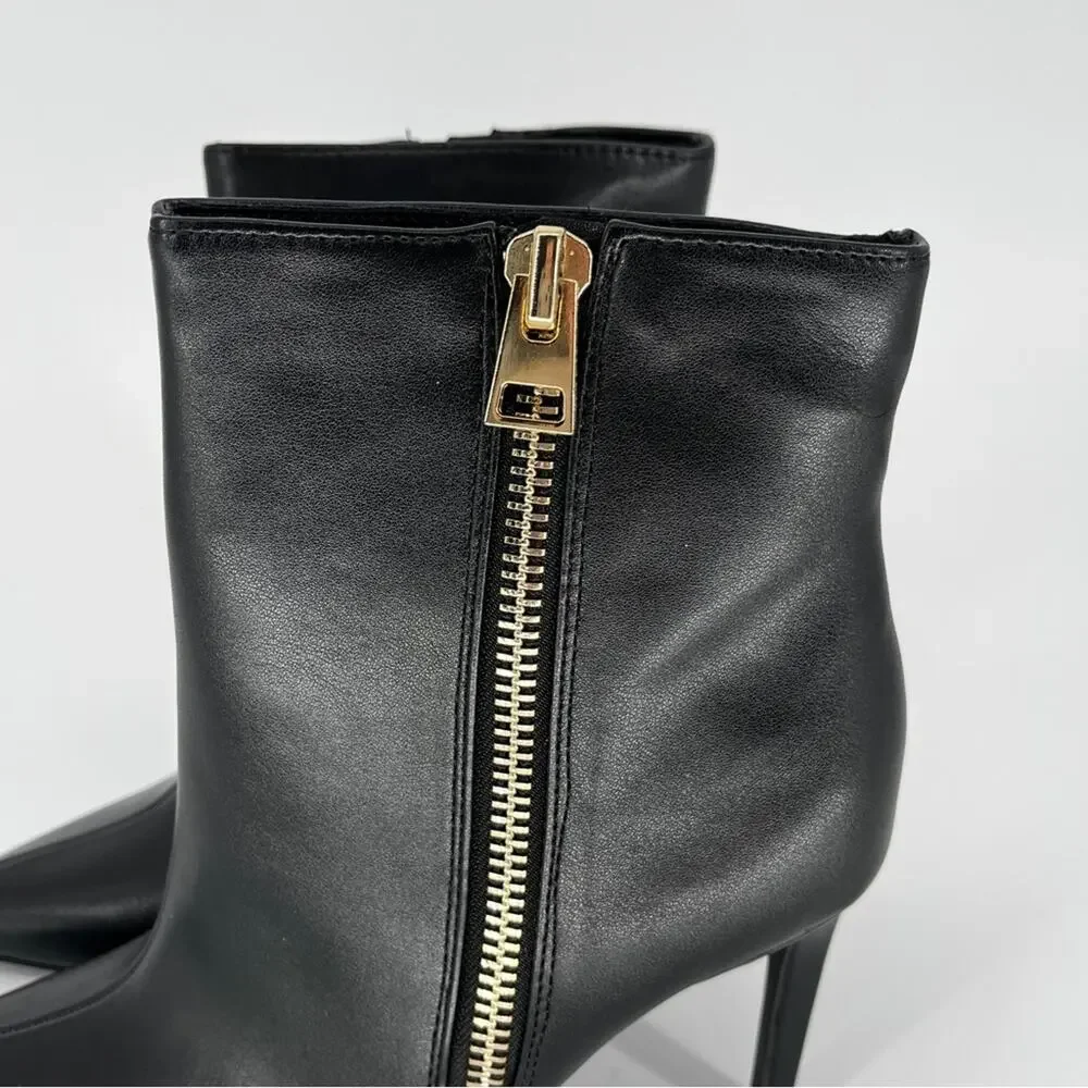 INC International Concepts Sarishaa Zip booties black - 9.5